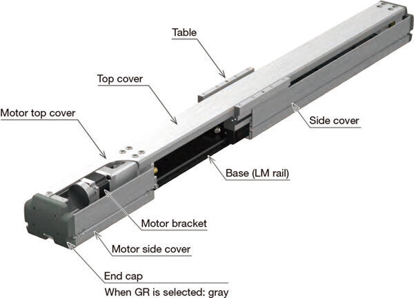 US8RT-05-0400A-O8-N-C-X-MR-GR  THK Universal Series electric linear actuator (US8RT family)